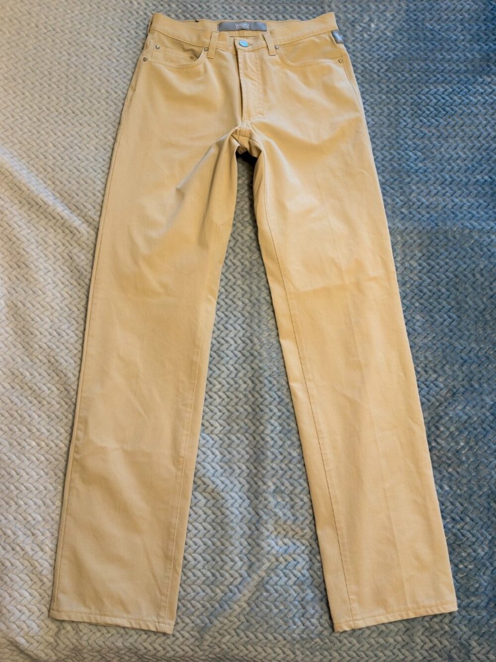 Versace Jeans Couture Beige Chinos, Size 32 - Made in Italy